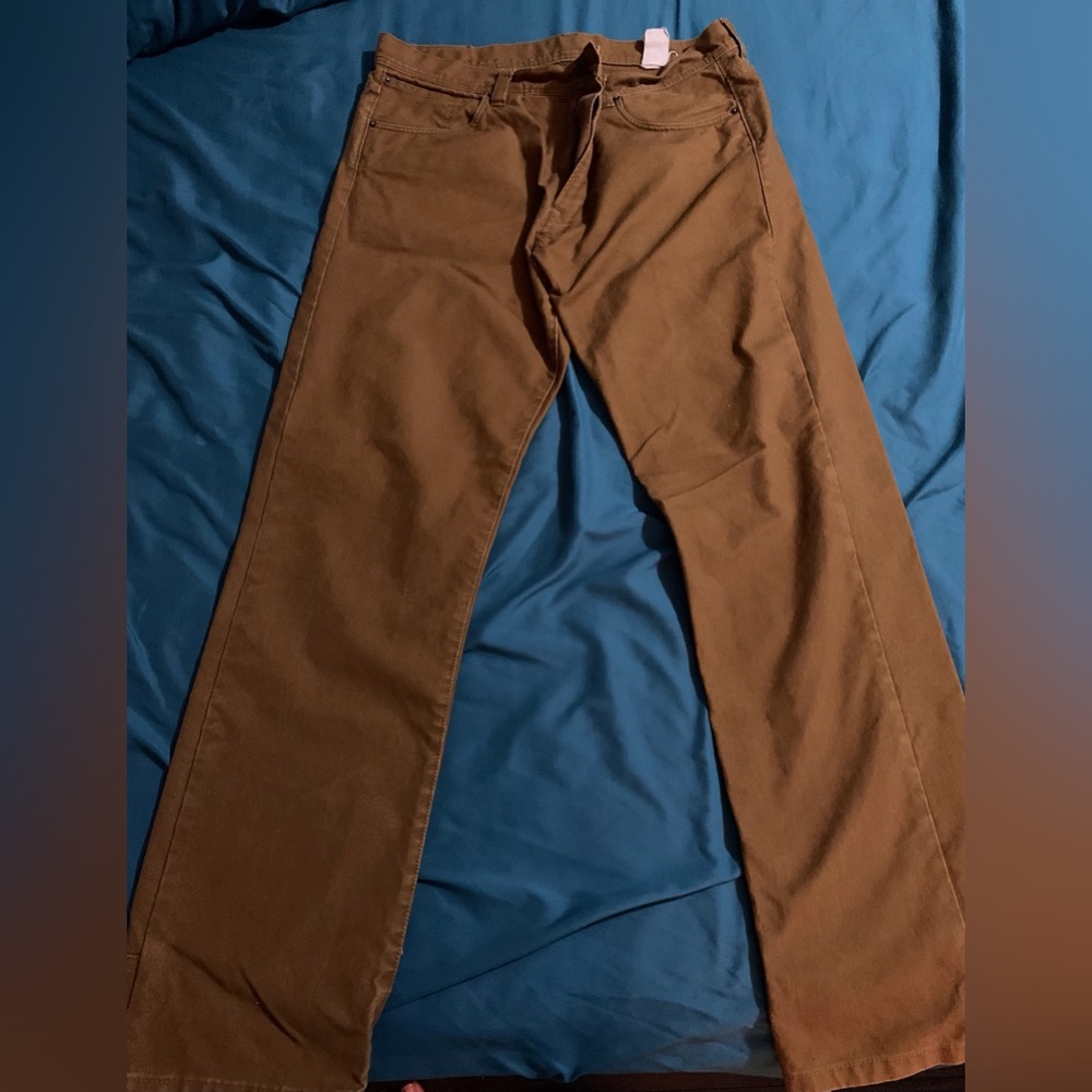 Filson Dry Tin Cloth 5 Pocket Pants, Whiskey - 36x34